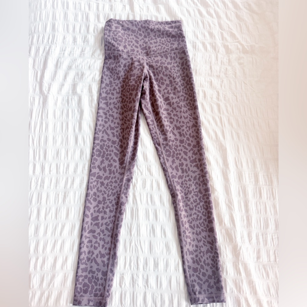 DYI Elevate Leggings Leopard Cheetah Tan Brown Size XS Full Length High Rise